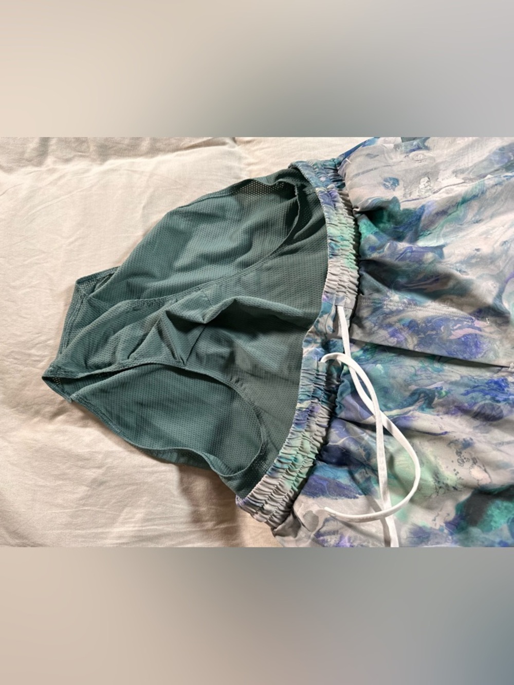 Lululemon Athletica Men’s Swimming Trunks Paint Swirl Small 5” Pre Owned - Picture 13 of 15